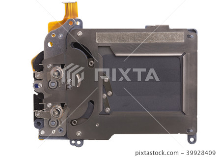 Shutter mechanism of a photographic camera. 39928409