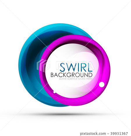 Spiral swirl flowing lines 3d vector abstract digital motion background design. Rotating concept Spiral swirl flowing lines 3d vector abstract digital motion background design. Rotating concept 39931367