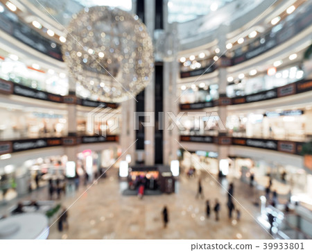 Shopping mall blur background 39933801