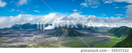 Bromo erupting volcano. East Java, Indonesia Bromo erupting volcano. East Java, Indonesia 39935582