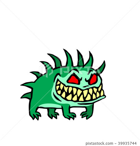 Small dog from hell. Vector illustration. Small dog from hell. Vector illustration. 39935744
