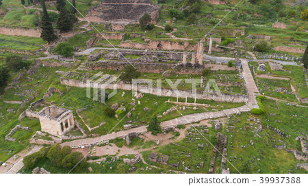 Aerial view of archaeological site of ancient Aerial view of archaeological site of ancient 39937388