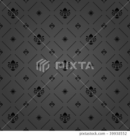 Seamless Vector Pattern With Royal Lily 39938552