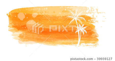 Travel orange background 39939127