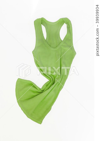 Colored Sleeveless shirt isolated on white backgr Colored Sleeveless shirt isolated on white backgr 39939934