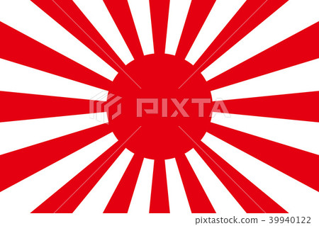 Background material, japan, sunrise, national flag, sun flag, sun flag, sunlight, symbol, japanese style, new year's card, new year flag, new year's day, first sunrise 39940122