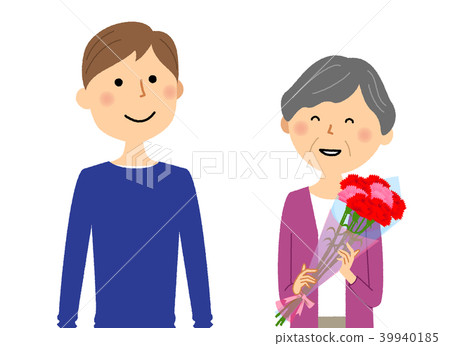 母親節的父母和孩子 母親節的父母和孩子 39940185