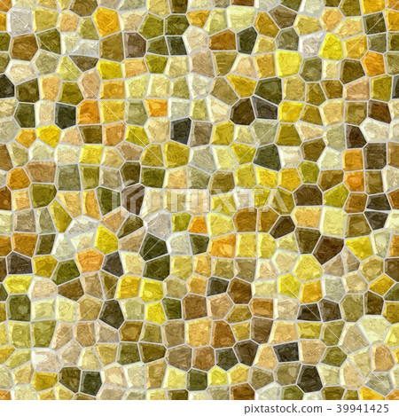 mosaic background  beige yellow and green color 39941425