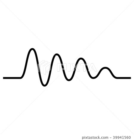Isolated cardiogram icon Isolated cardiogram icon 39941560