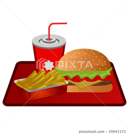 Fast food combo Fast food combo 39941572