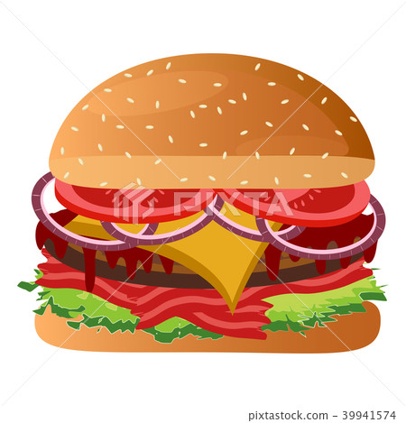 Isolated burger icon Isolated burger icon 39941574
