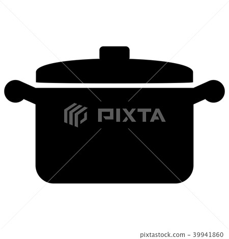 Kitchen pot icon - Stock Illustration [39941860] - PIXTA