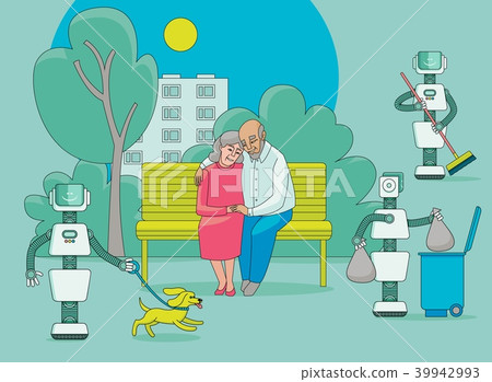 Robots free people from routine, do house work 39942993