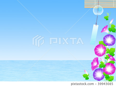 A view of the sea and morning glory A view of the sea and morning glory 39943085