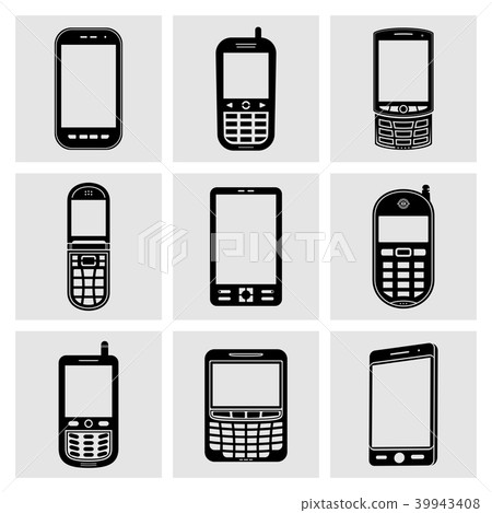 Mobile phone icons 39943408