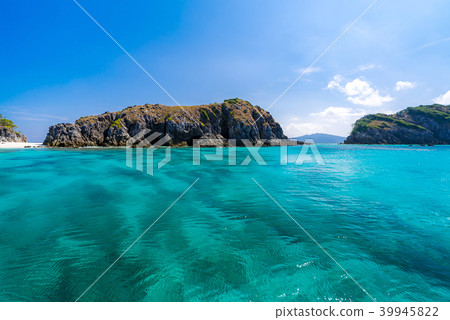 Tropical white sand beach Tropical white sand beach 39945822
