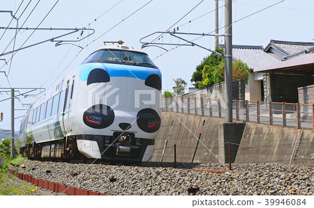 Panda Kuroshio No. JR 287 Panda face Express Train Kuroshio 79 Panda Kuroshio No. JR 287 Panda face Express Train Kuroshio 79 39946084