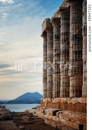 Temple of Poseidon closeup Temple of Poseidon closeup 39947161