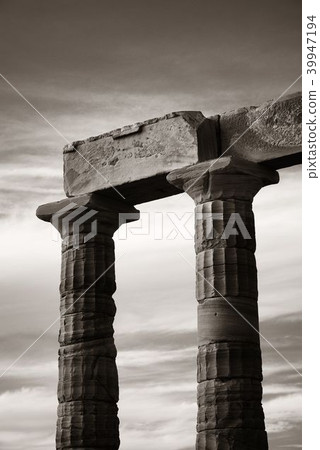 Temple of Poseidon closeup Temple of Poseidon closeup 39947194