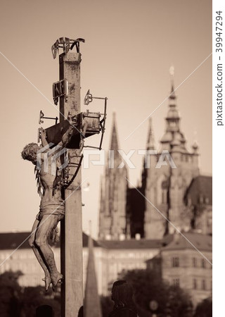 Charles Bridge Jesus statue 39947294