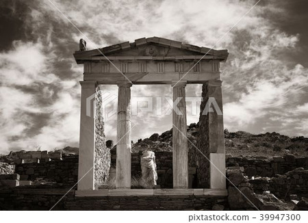 Temple in Delos Temple in Delos 39947300