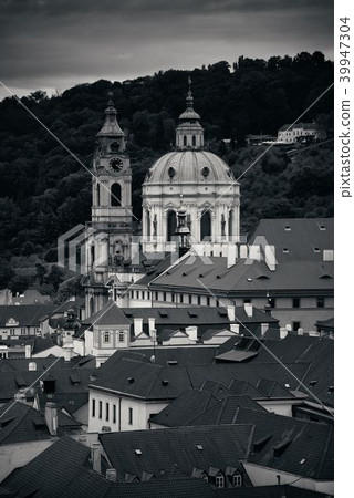 Prague skyline rooftop view dome 39947304