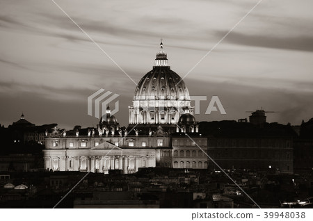 St Peters Basilica at night St Peters Basilica at night 39948038