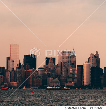 Manhattan downtown skyline Manhattan downtown skyline 39948685