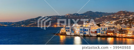 Mykonos Little Venice panorama 39948988