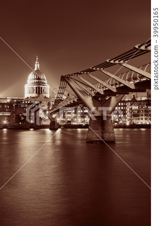 Millennium Bridge and St Pauls 39950165