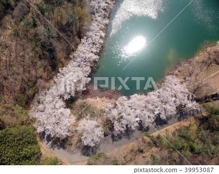 Lake Oshio aerial view Lake Oshio aerial view 39953087