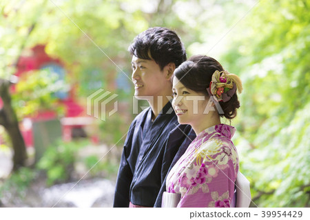 浴衣·男女情侶 39954429