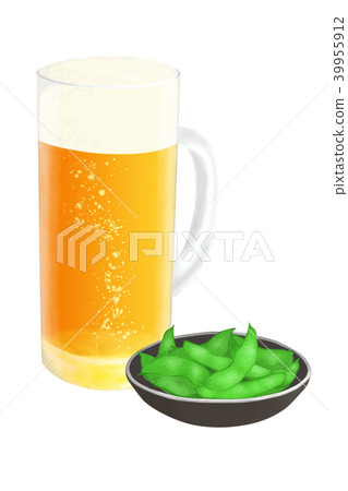 啤酒和毛豆。 39955912