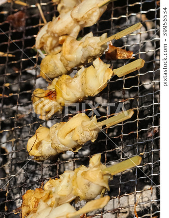 烤雞肉串燒烤 39956534