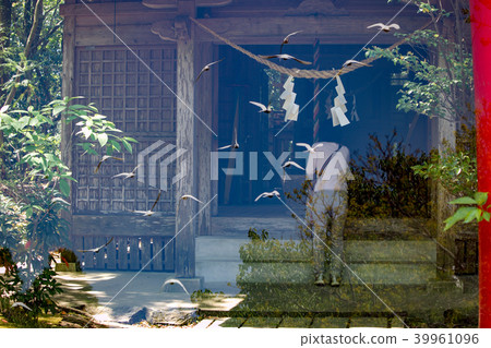 多重曝光場景神社2 多重曝光場景神社2 39961096