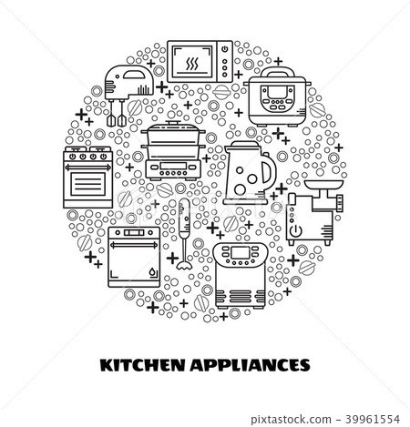 kitchen appliance vector kitchen appliance vector 39961554