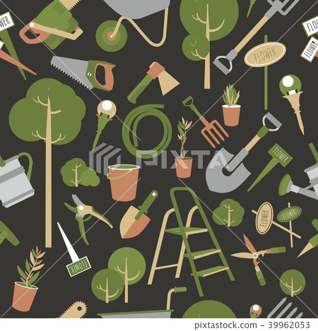 garden tools seamless pattern garden tools seamless pattern 39962053
