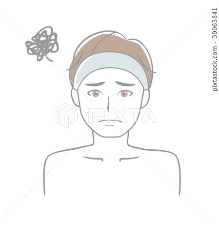 男士頭髮頭巾陰霾 39963841