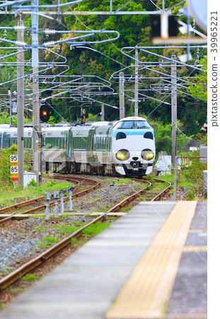 Panda Kuroshio No. JR 287 Panda face Express Train Kuroshio 81 Panda Kuroshio No. JR 287 Panda face Express Train Kuroshio 81 39965221