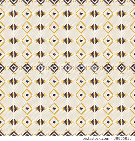 Geometric ethnic seamless pattern. Geometric ethnic seamless pattern. 39965933
