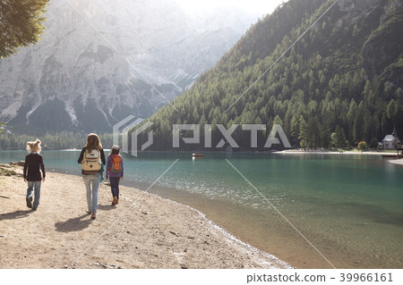 Walk around the lake Braies lake 39966161