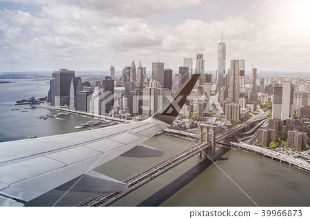 Manhatten aerial view from plane 39966873