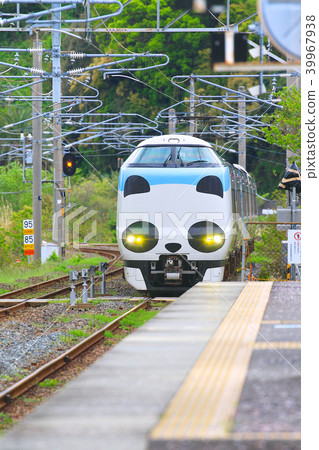 Panda Kuroshio No. JR 287 Panda face Express Train Kuroshio 83 39967938