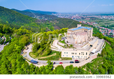 Hambacher Schloss or Hambach Castle, aerial view. Rhineland-Palatinate, Germany. Hambacher Schloss or Hambach Castle, aerial view. Rhineland-Palatinate, Germany. 39969362