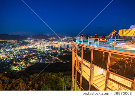“長崎縣”夜景日本的稻佐山，三大夜景 39970008