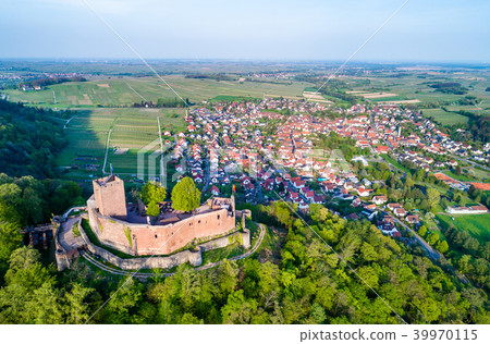 Landeck Castle and Klingenmunster town in Rhineland-Palatinate, Germany Landeck Castle and Klingenmunster town in Rhineland-Palatinate, Germany 39970115