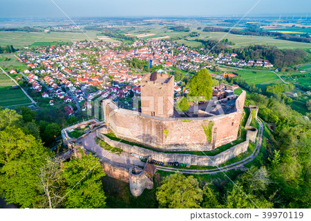 Landeck Castle and Klingenmunster town in Rhineland-Palatinate, Germany 39970119