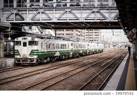 KiHA 48 Series, JR East train Akita, Tohoku, Japan KiHA 48 Series, JR East train Akita, Tohoku, Japan 39970592