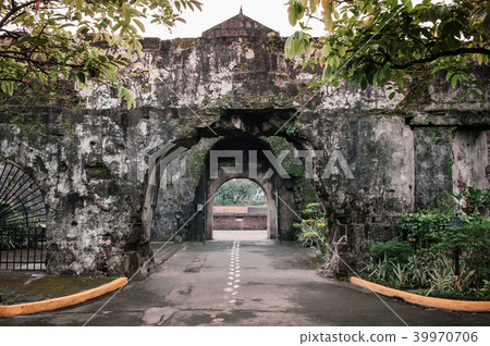 Ruined Old wall Fort Santiago, Manila, Philippines 39970706