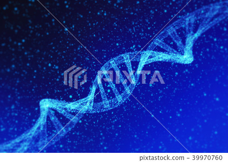 DNA, helix model in healthcare and medicine 39970760